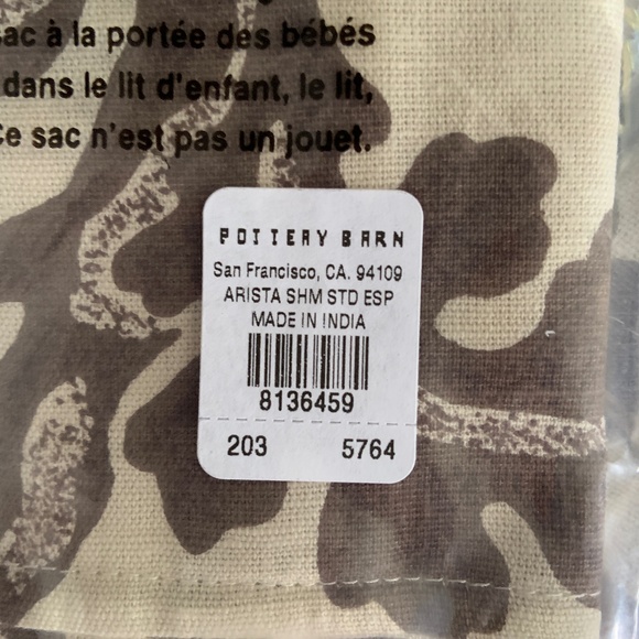 Pottery Barn Arista Pampalore Express Shams NWT - Picture 3 of 3